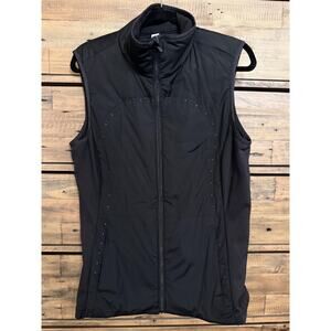 Lululemon Vest Women's 12 Black Insulated Softshell Full Zip Running Primaloft